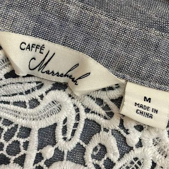 CAFFE MARRAKESH Sleeveless Top, Gray White, Women’s various sizes - Picture 5 of 6